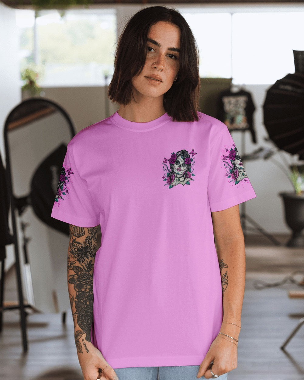BLISSCORNERS BUT DID YOU DIE MOM LIFE SKULL LADY ALL OVER PRINT
