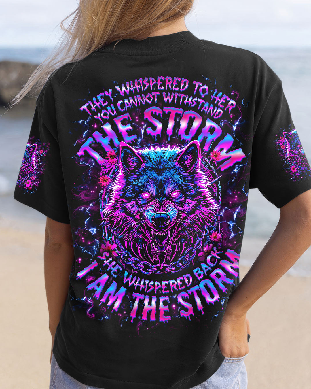 BLISSCORNERS I AM THE STORM WOLF ALL OVER PRINT