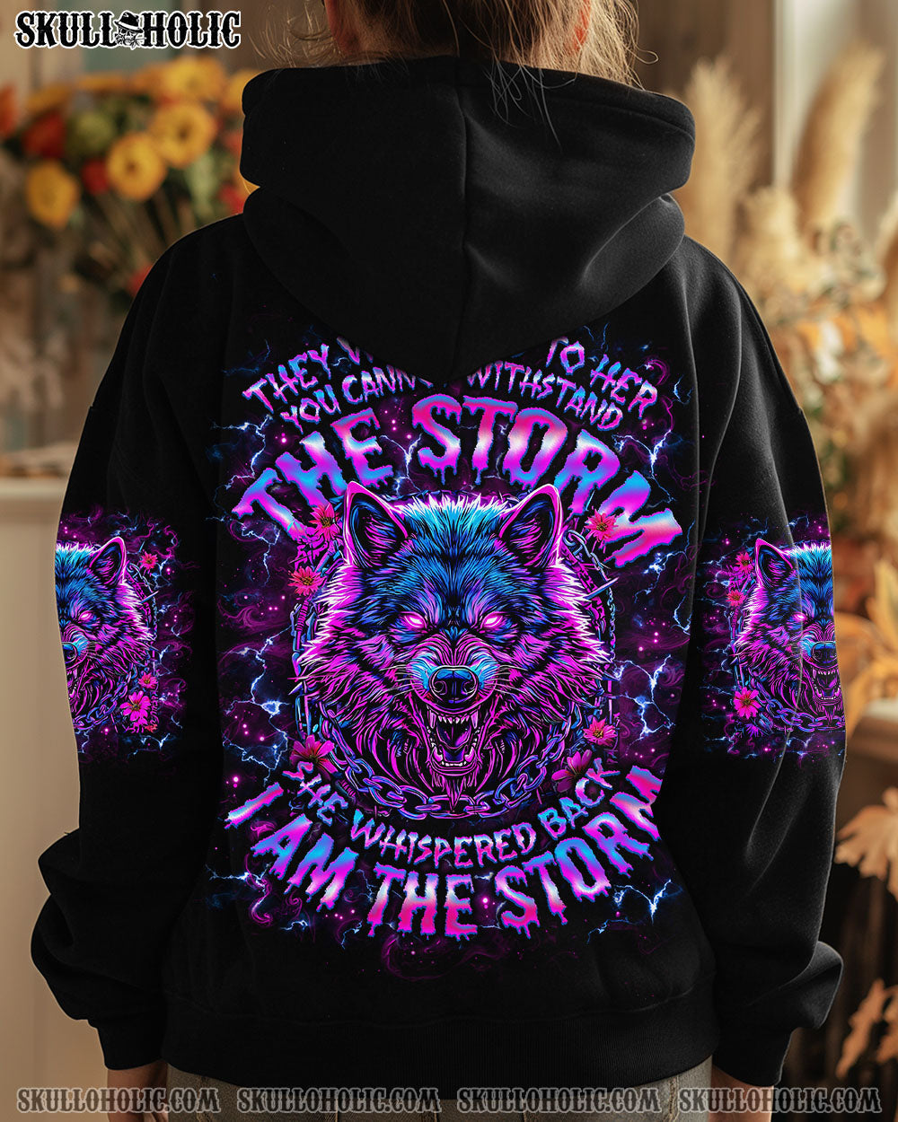 BLISSCORNERS I AM THE STORM WOLF ALL OVER PRINT