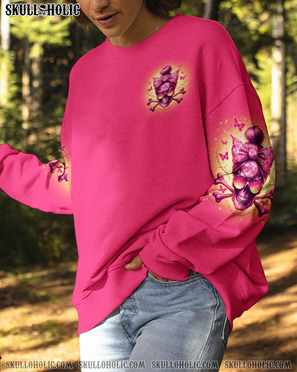 BLISSCORNERS ZERO F GIVEN SKULL MESSY BUN TIE DYE ALL OVER PRINT