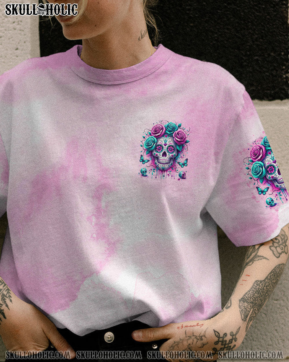 BLISSCORNERS I'M A B DON'T TRY ME SUGAR SKULL ALL OVER PRINT