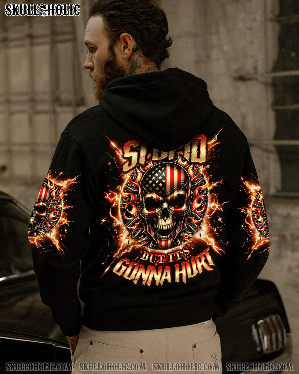 BLISSCORNERS I CAN FIX STUPID BUT IT'S GONNA HURT SKULL ALL OVER PRINT