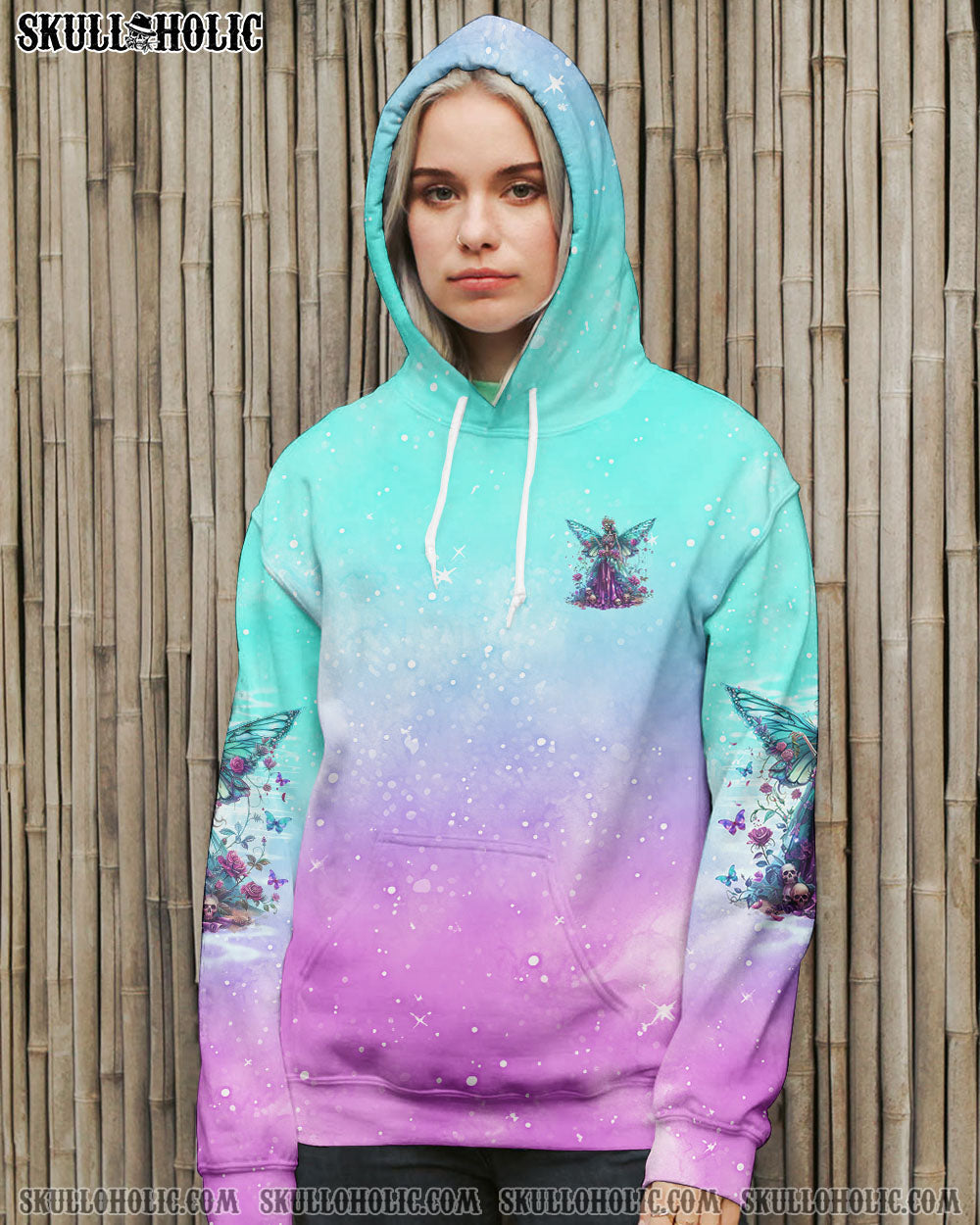 BLISSCORNERS KARMA FAIRY SKULL SKELETON ALL OVER PRINT