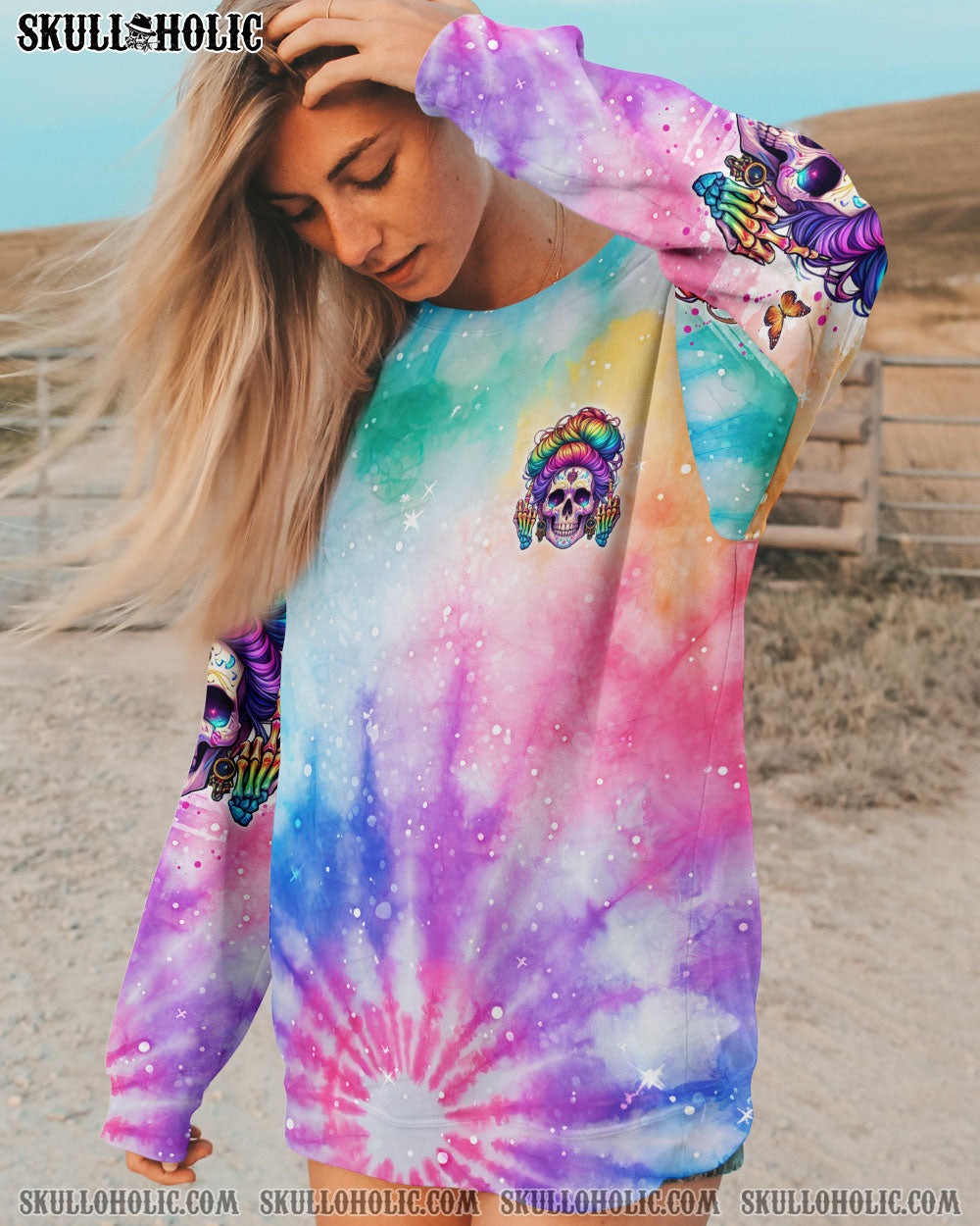 BLISSCORNERS I AM WHO I AM YOUR APPROVAL ISN'T NEEDED MESSY BUN ALL OVER PRINT