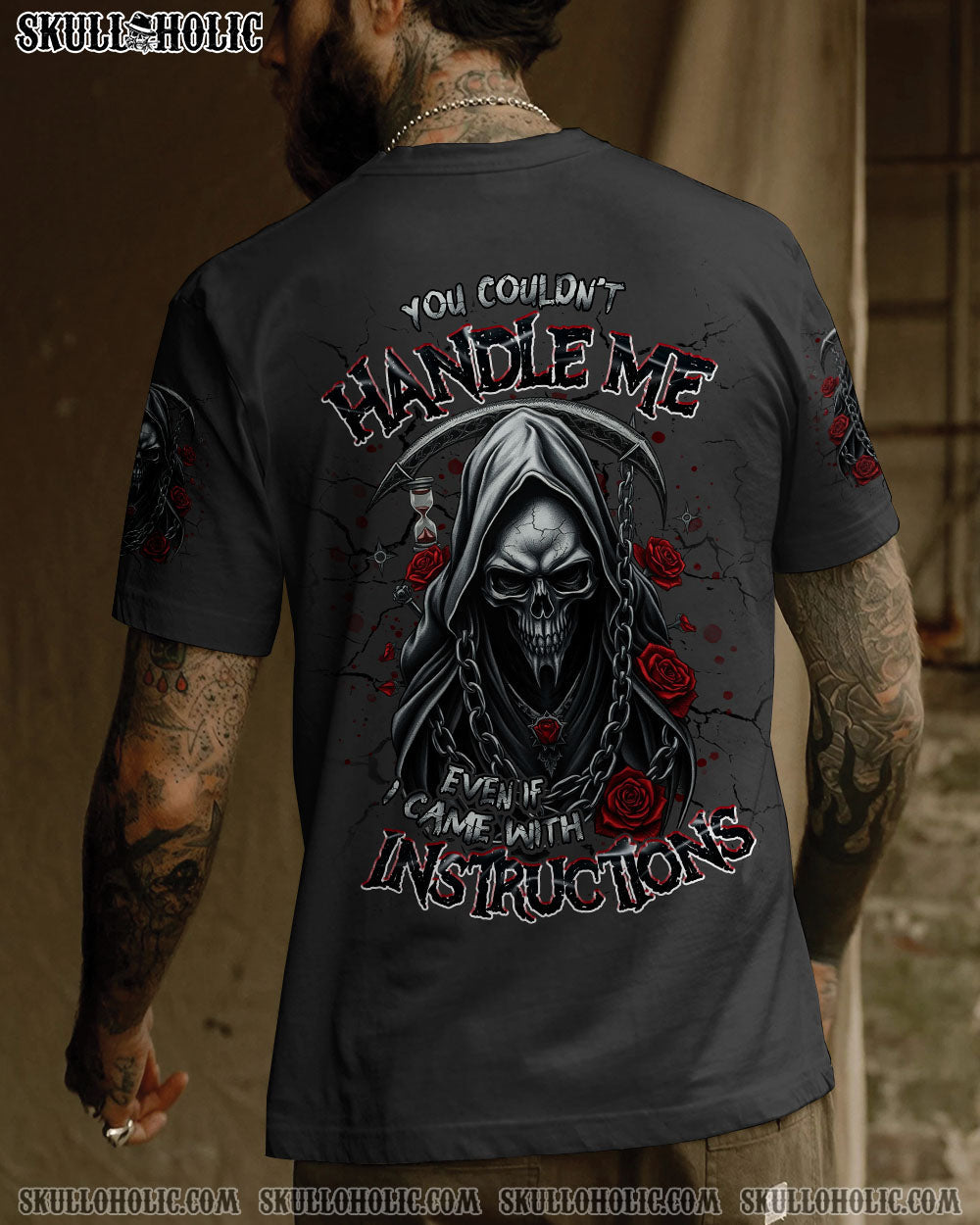 BLISSCORNERS YOU COULDN'T HANDLE ME REAPER ALL OVER PRINT