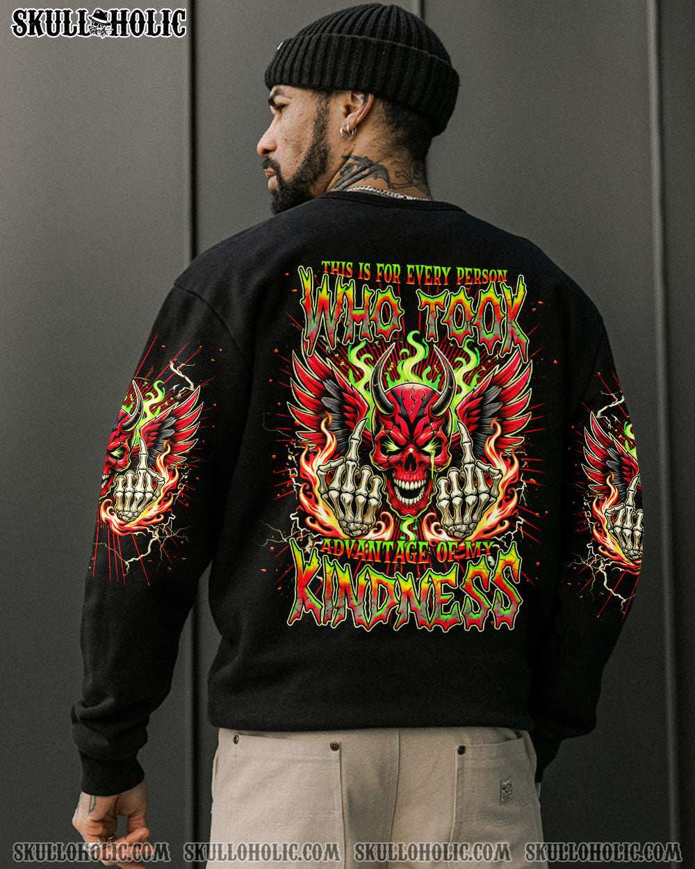 BLISSCORNERS PERSON WHO TOOK ADVANTAGE OF MY KINDNESS ALL OVER PRINT