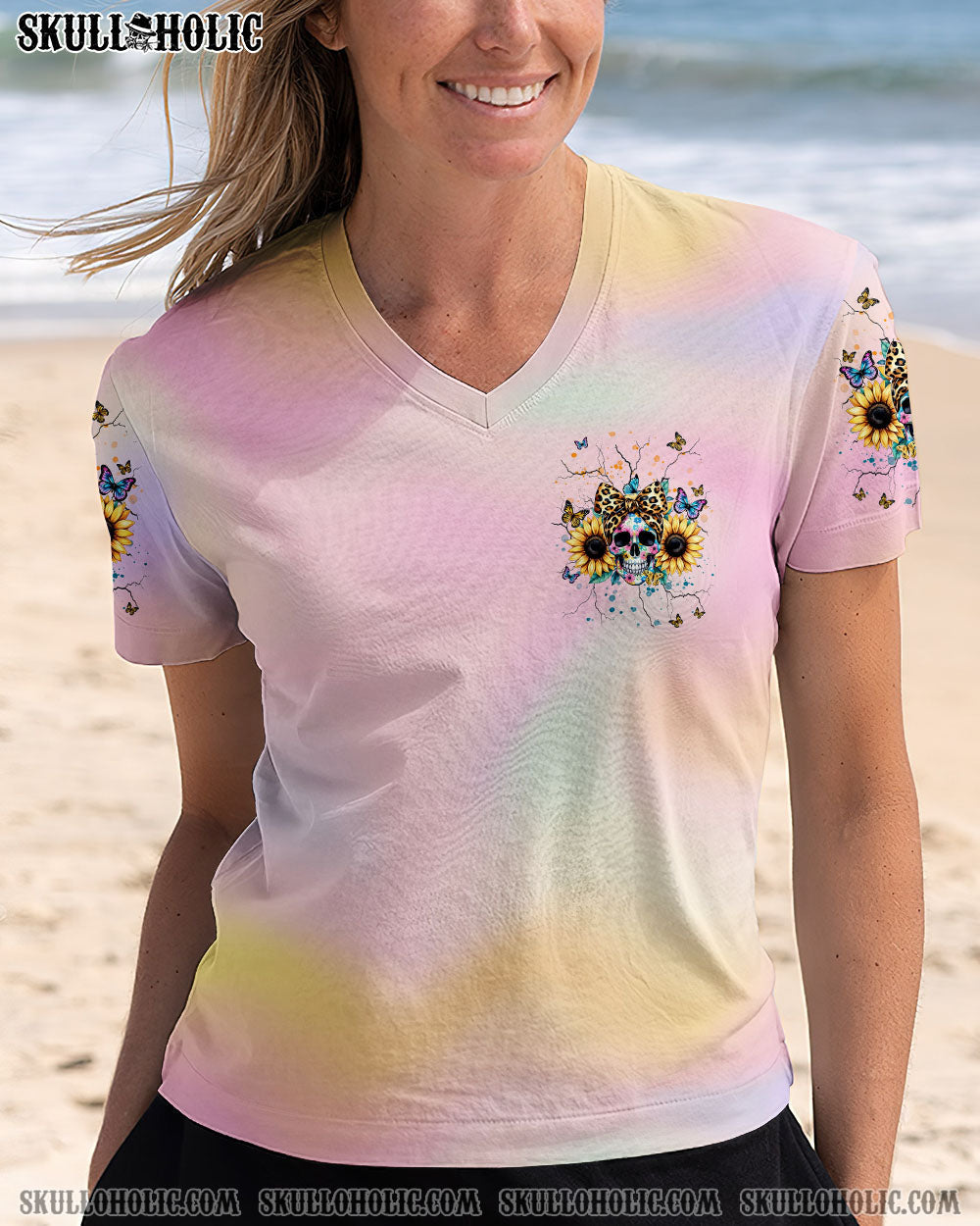 BLISSCORNERS SHE IS SUNSHINE  TIE DYE ALL OVER PRINT