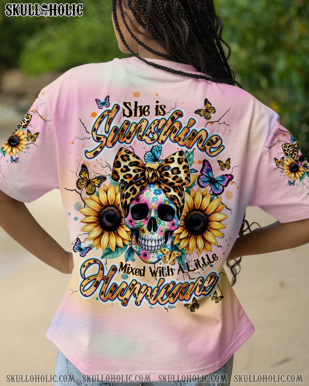 BLISSCORNERS SHE IS SUNSHINE  TIE DYE ALL OVER PRINT