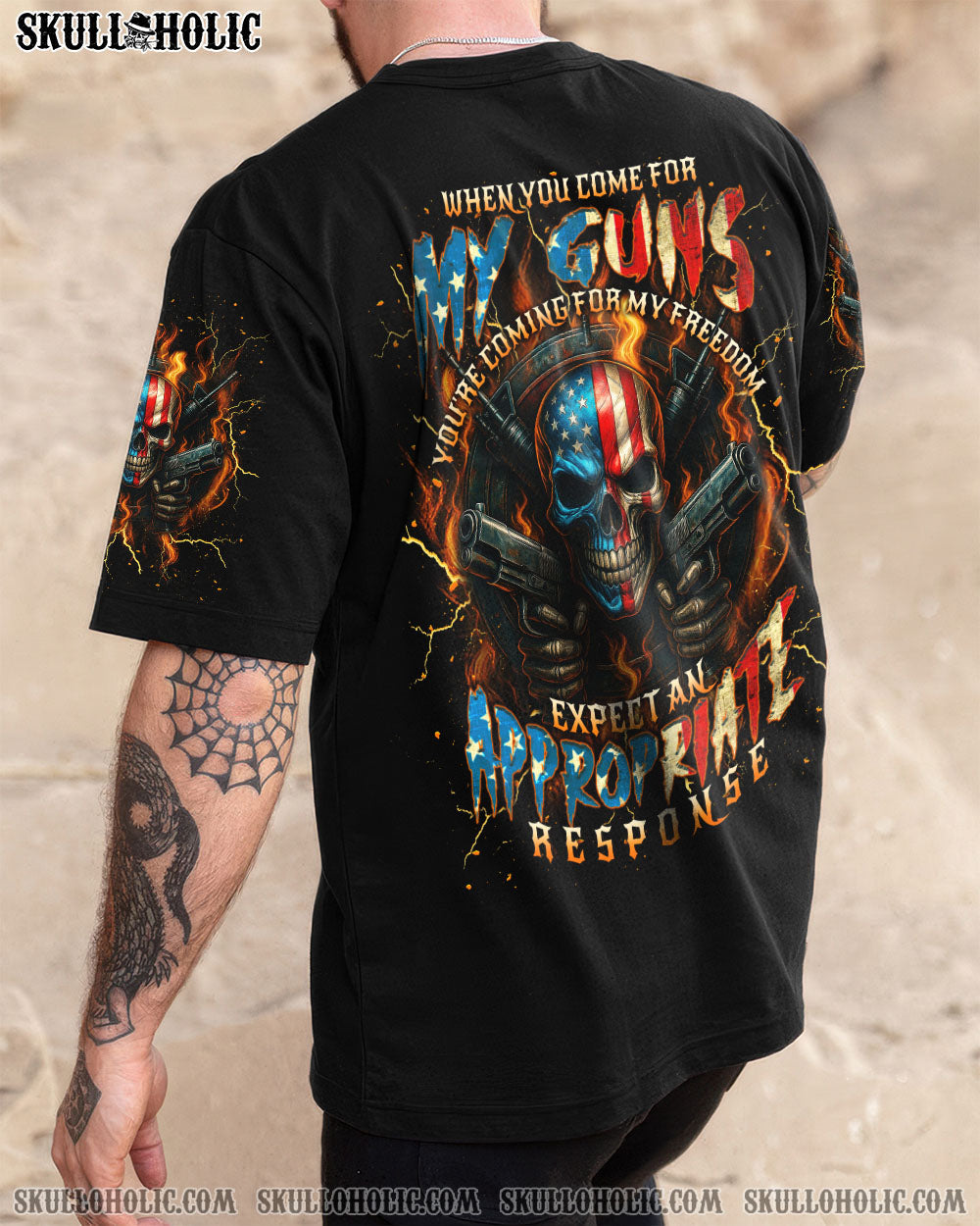 BLISSCORNERS WHEN YOU COME FOR MY G SKULL ALL OVER PRINT