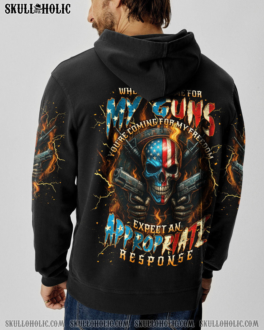 BLISSCORNERS WHEN YOU COME FOR MY G SKULL ALL OVER PRINT