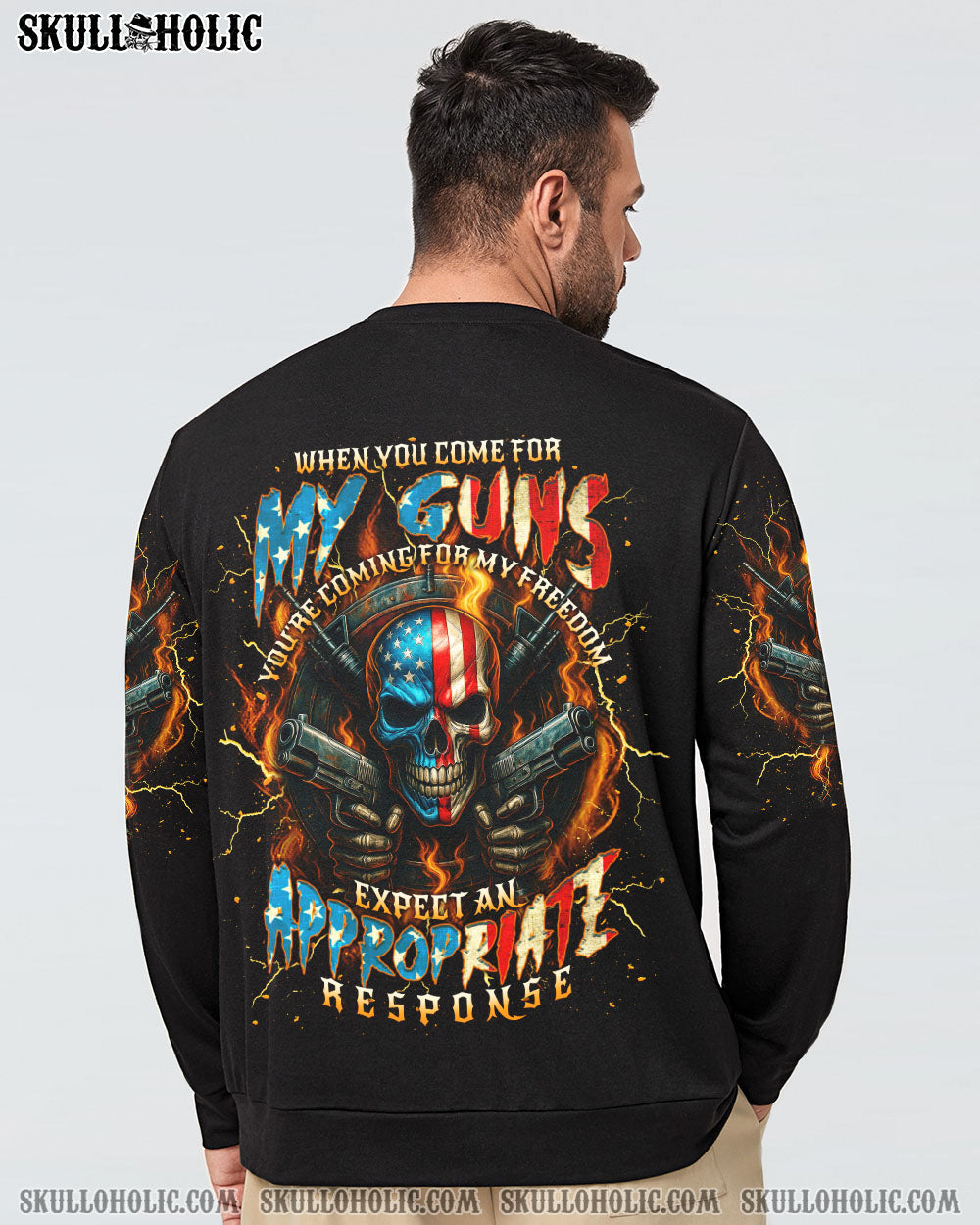 BLISSCORNERS WHEN YOU COME FOR MY G SKULL ALL OVER PRINT