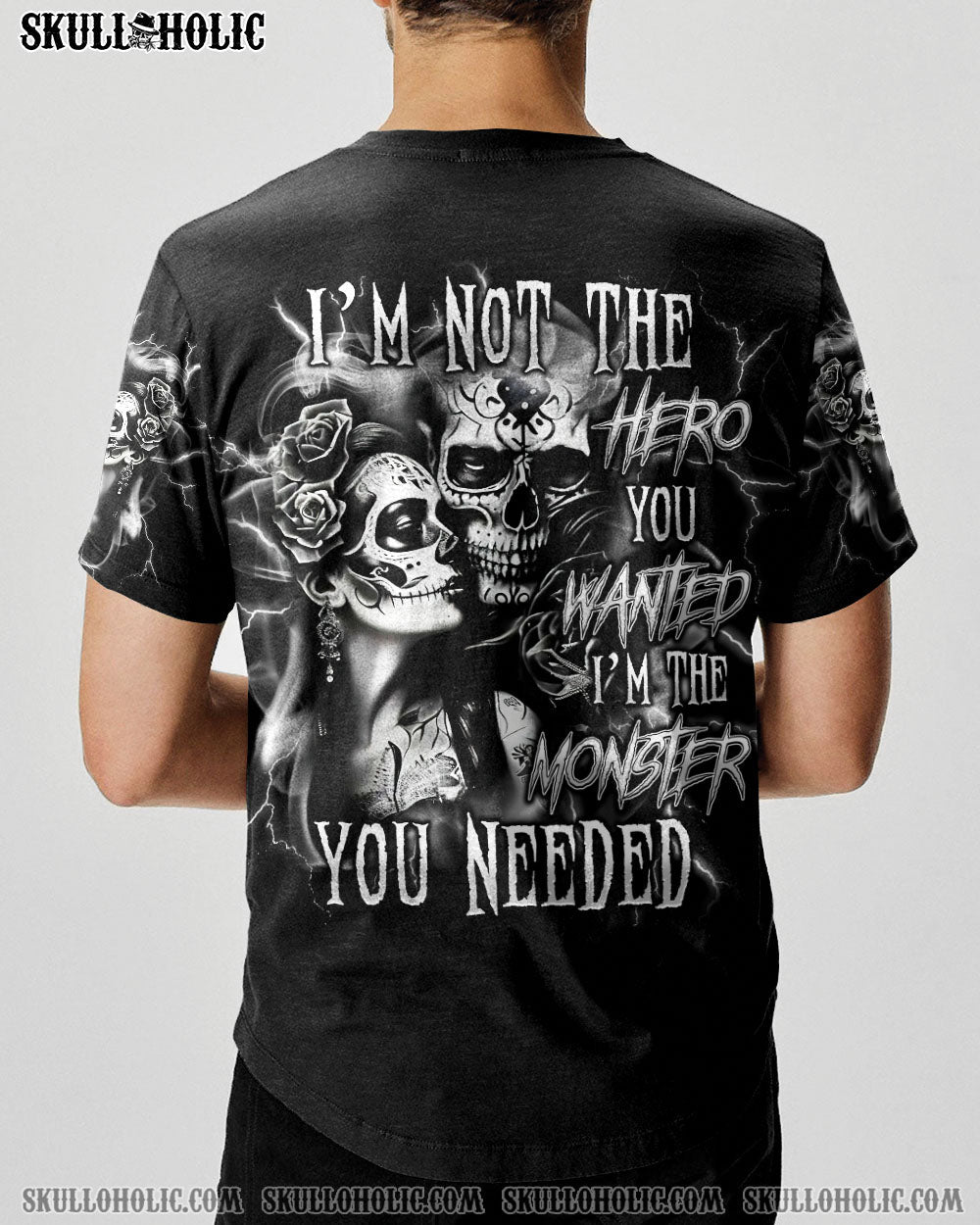 BLISSCORNERS I'M NOT THE HERO YOU WANT ALL OVER PRINT