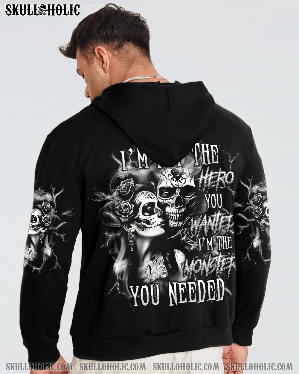 BLISSCORNERS I'M NOT THE HERO YOU WANT ALL OVER PRINT