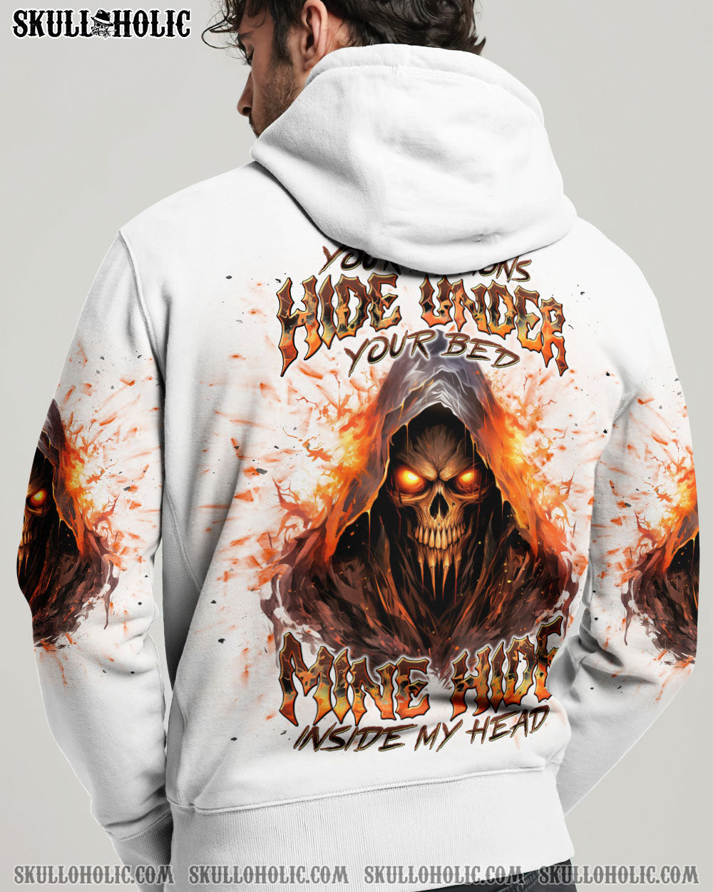 BLISSCORNERS YOUR DEMONS HIDE UNDER YOUR BED ALL OVER PRINT