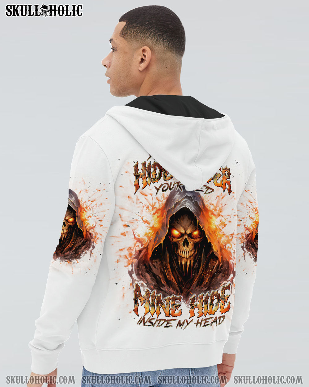 BLISSCORNERS YOUR DEMONS HIDE UNDER YOUR BED ALL OVER PRINT