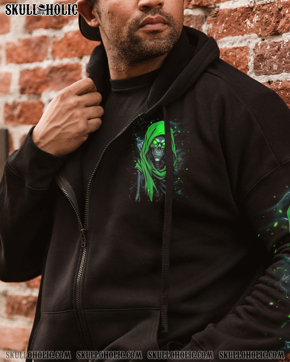 BLISSCORNERS YOUR DEMONS HIDE UNDER YOUR BED SKULL DEMON ALL OVER PRINT