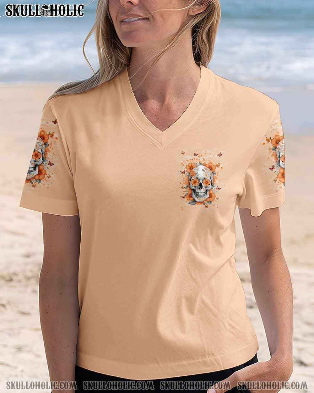 BLISSCORNERS THE GOOD GIRL IN ME SKULL ALL OVER PRINT