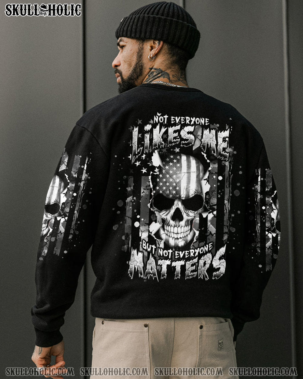 BLISSCORNERS NOT EVERYONE LIKES ME SKULL ALL OVER PRINT -  TLNT0808252