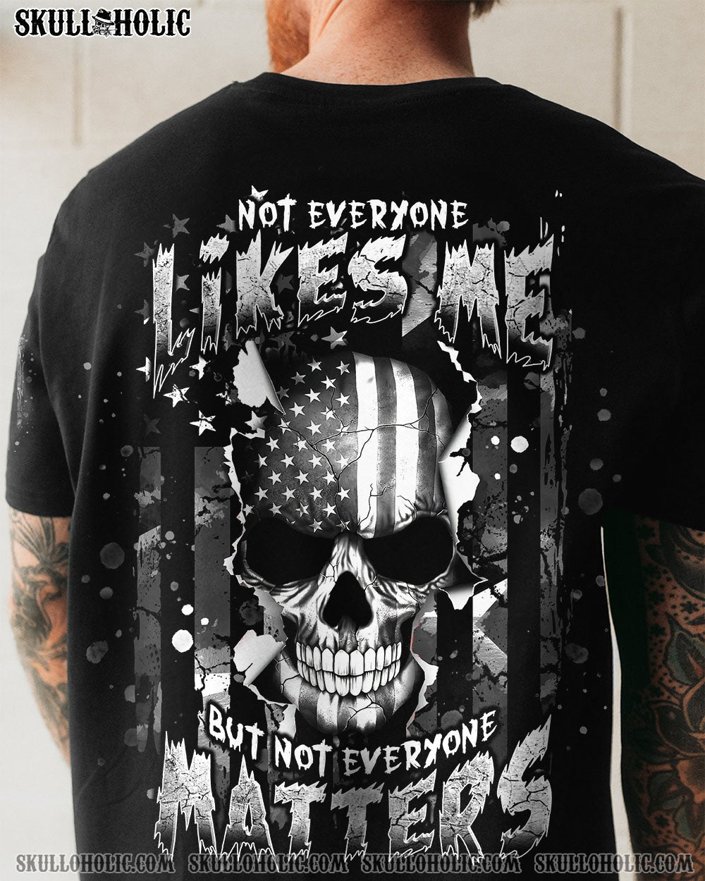 BLISSCORNERS NOT EVERYONE LIKES ME SKULL ALL OVER PRINT -  TLNT0808252