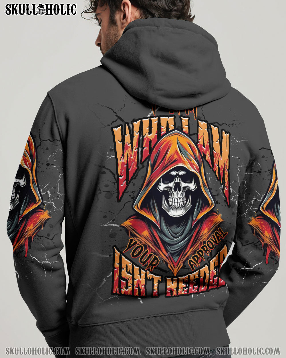 BLISSCORNERS I AM WHO I AM SKULL  REAPER ALL OVER PRINT