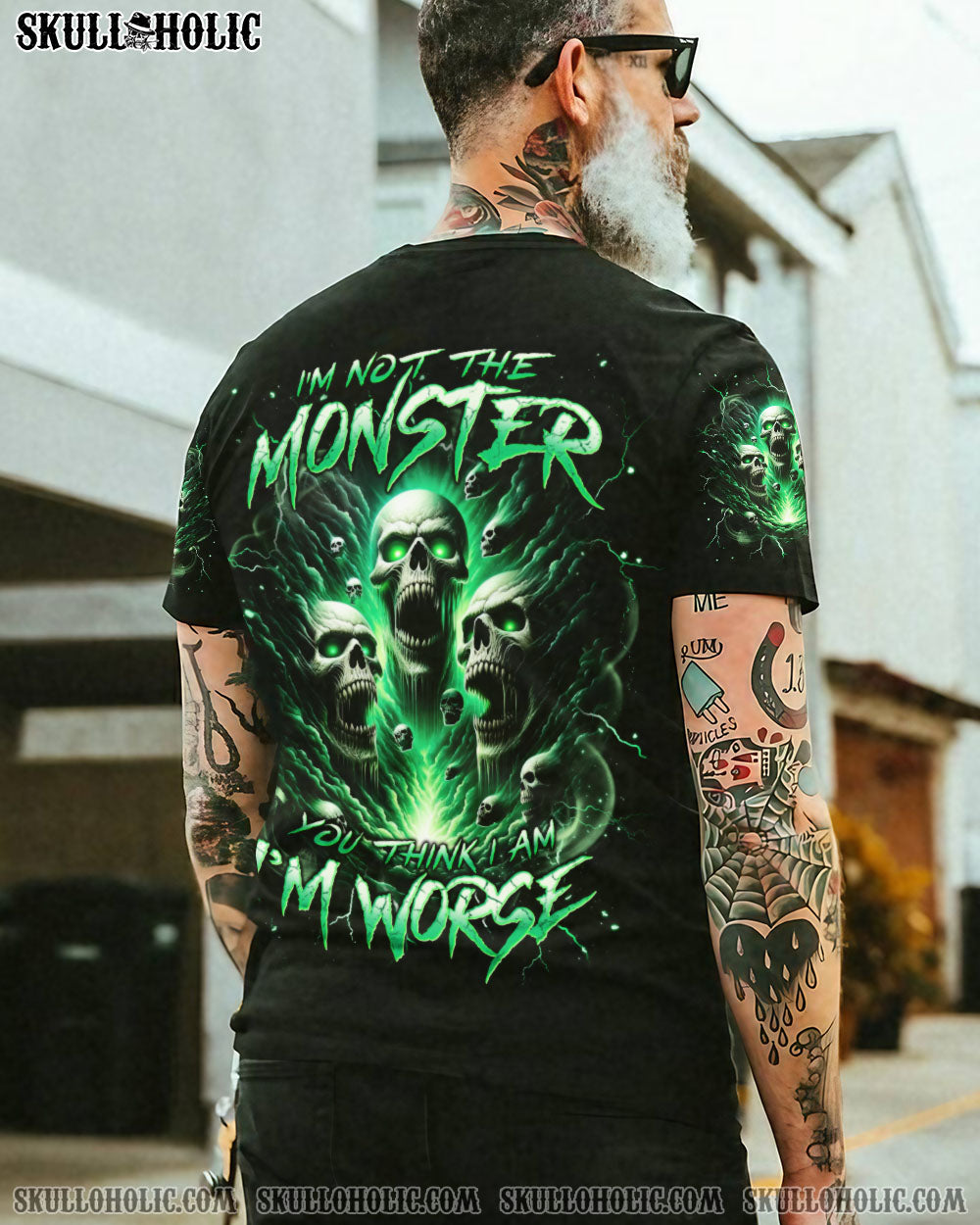 BLISSCORNERS I'M WORSE SKULL ALL OVER PRINT
