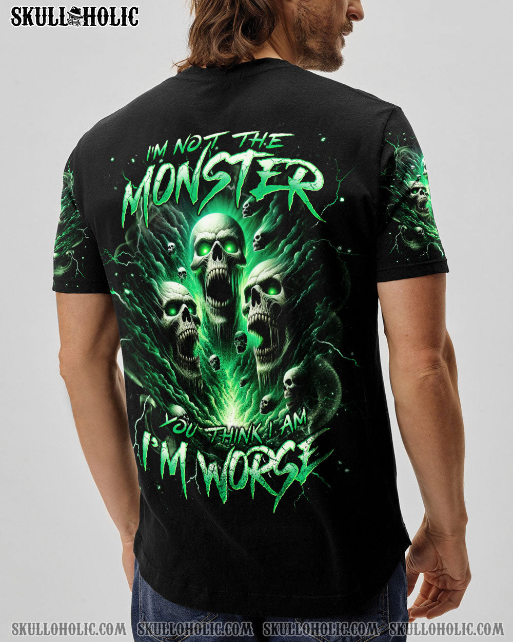 BLISSCORNERS I'M WORSE SKULL ALL OVER PRINT