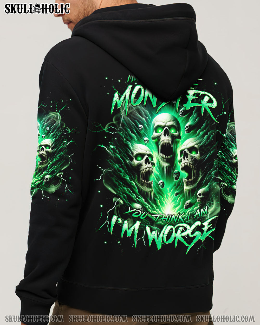 BLISSCORNERS I'M WORSE SKULL ALL OVER PRINT