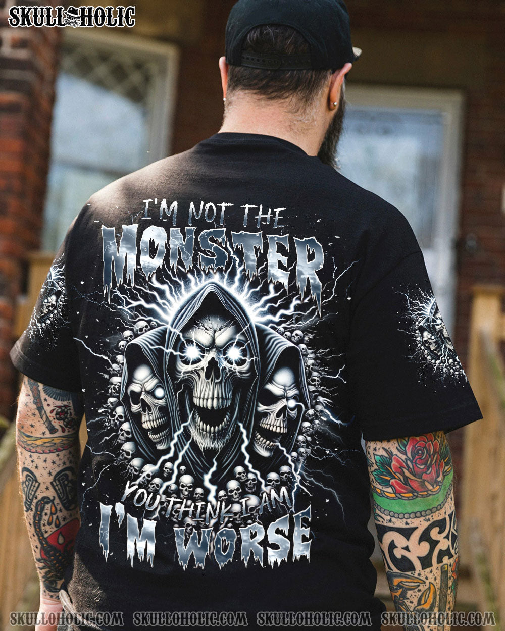 BLISSCORNERS I'M WORSE SKULL REAPER ALL OVER PRINT