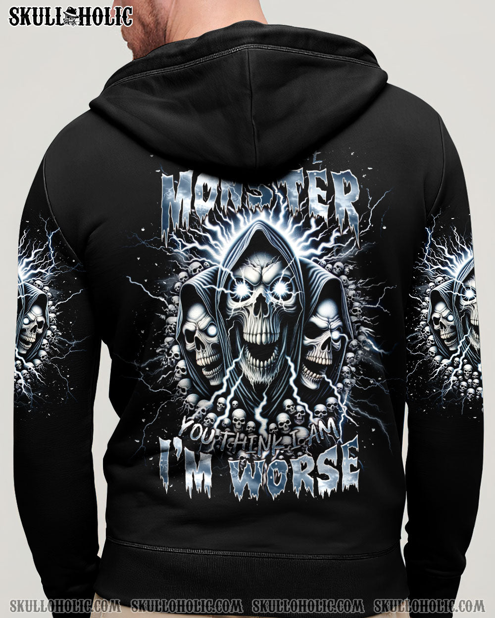 BLISSCORNERS I'M WORSE SKULL REAPER ALL OVER PRINT