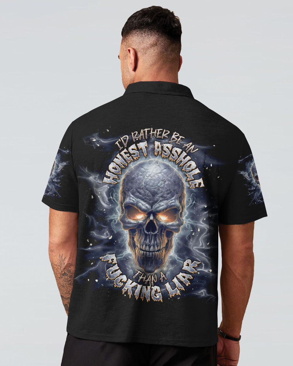 BLISSCORNERS I'D RATHER BE AN HONEST A SKULL ALL OVER PRINT