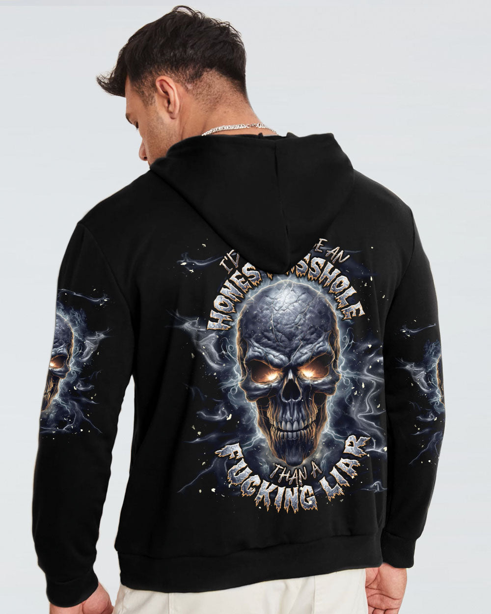BLISSCORNERS I'D RATHER BE AN HONEST A SKULL ALL OVER PRINT