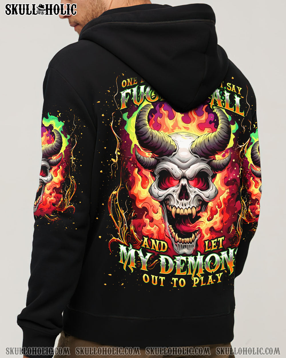 BLISSCORNERS ONE DAY I'M GONNA JUST SAY SKULL ALL OVER PRINT
