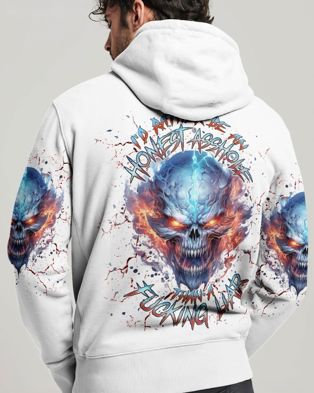 BLISSCORNERS I'D RATHER BE AN HONEST A SKULL ALL OVER PRINT