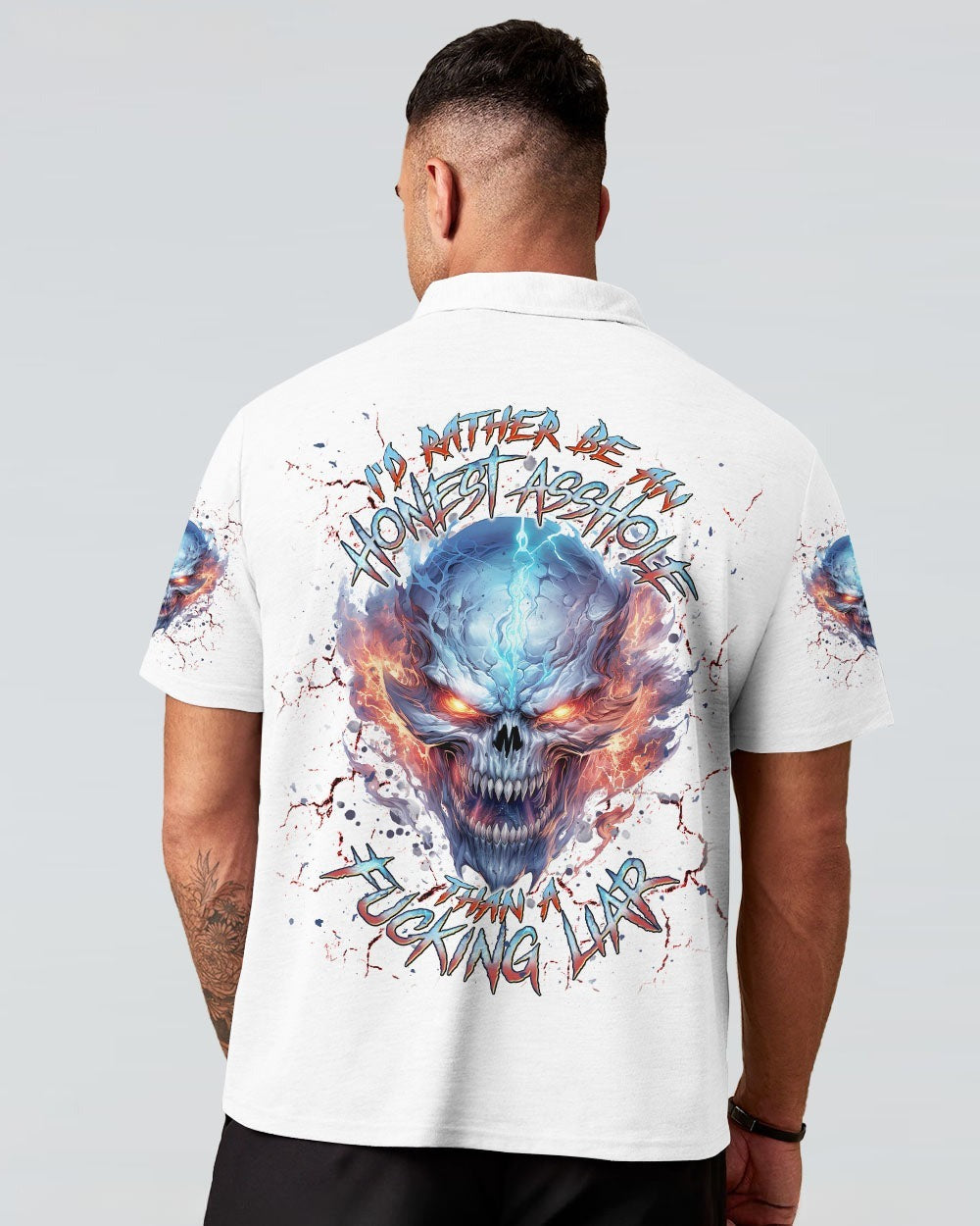BLISSCORNERS I'D RATHER BE AN HONEST A SKULL ALL OVER PRINT