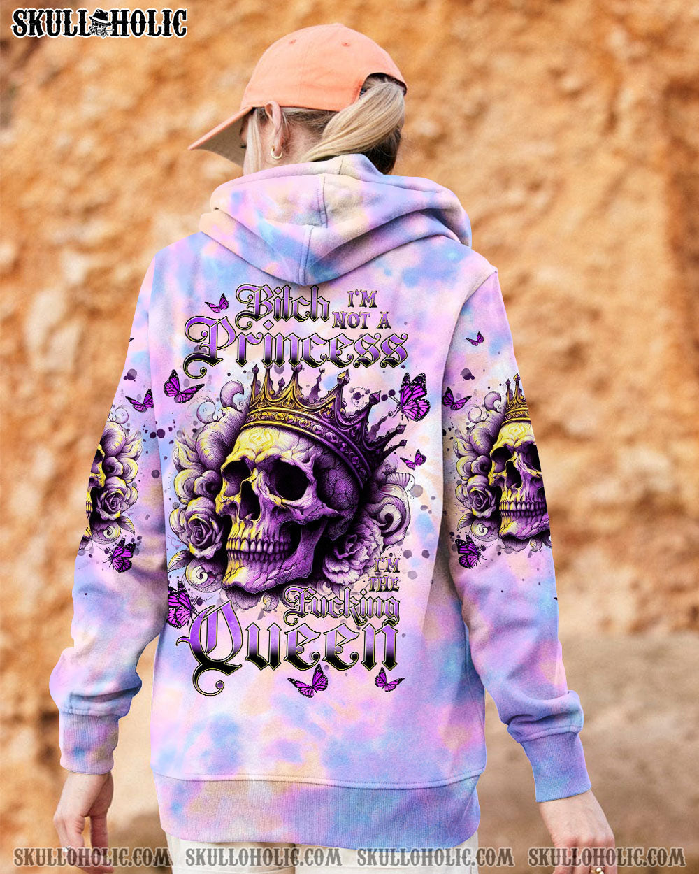 BLISSCORNERS I'M THE FKING QUEEN SKULL ALL OVER PRINT