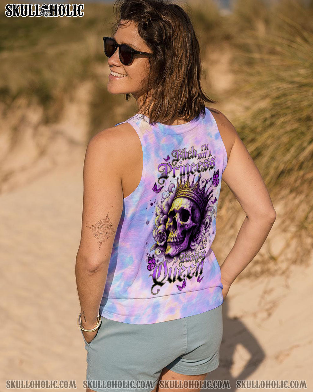 BLISSCORNERS I'M THE FKING QUEEN SKULL ALL OVER PRINT