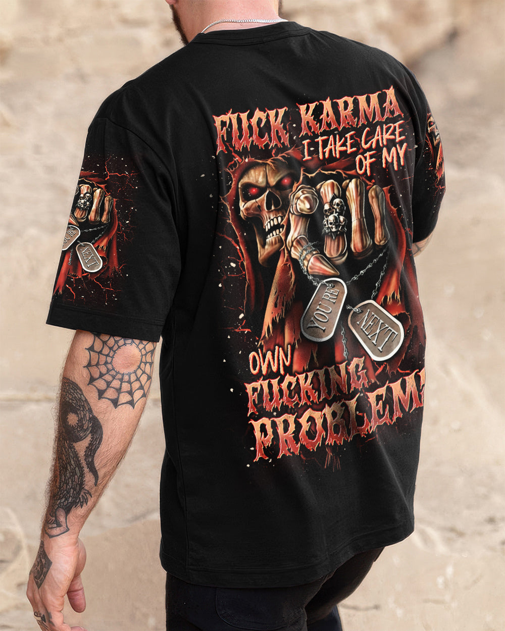 BLISSCORNERS F KARMA REAPER SKULL ALL OVER PRINT