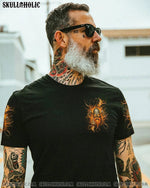 BLISSCORNERS BE CAREFUL WHEN I'M SILENT SKULL VIKING ALL OVER PRINT