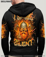 BLISSCORNERS BE CAREFUL WHEN I'M SILENT SKULL VIKING ALL OVER PRINT