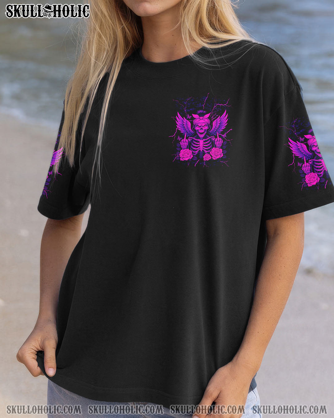 BLISSCORNERS THE GOOD GIRL IN ME MESSY BUN TIE DYE ALL OVER PRINT