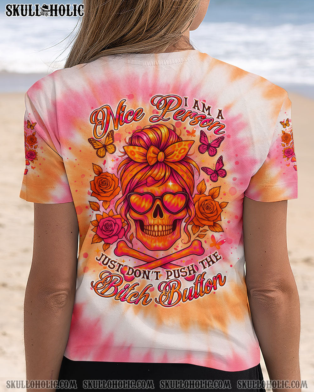 BLISSCORNERS EXPENSIVE DIFFICULT AND TALKS BACK MESSY BUN ALL OVER PRINT