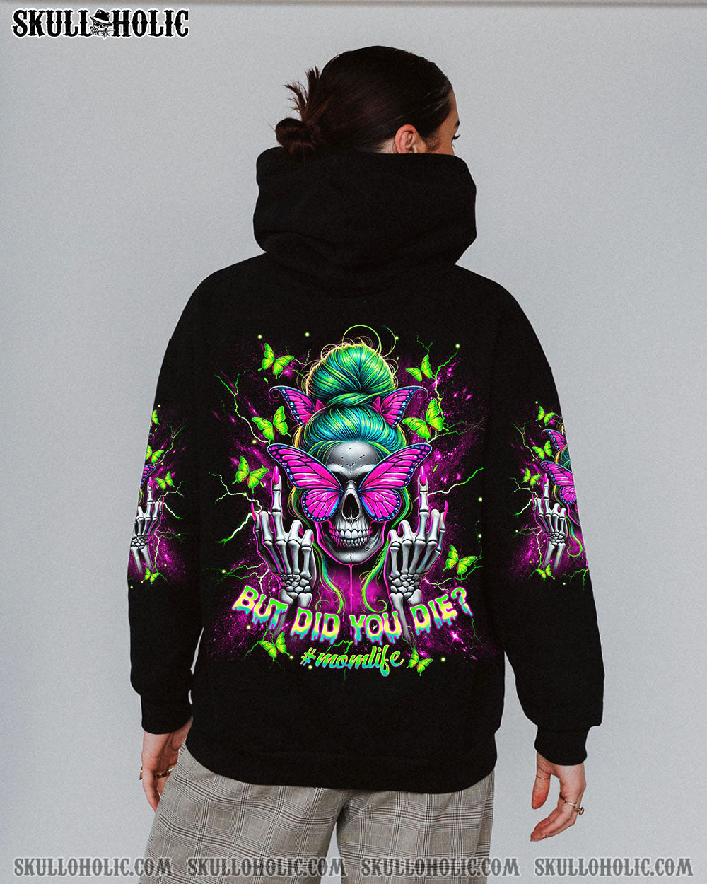 BLISSCORNERS CHAOS COORDINATOR MESSY BUN ALL OVER PRINT