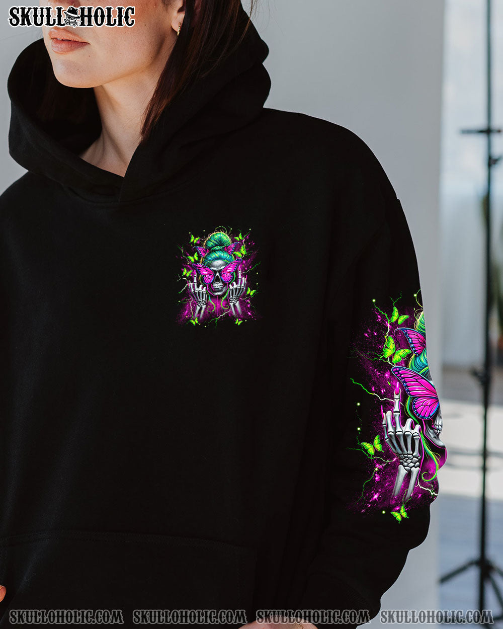 BLISSCORNERS CHAOS COORDINATOR MESSY BUN ALL OVER PRINT