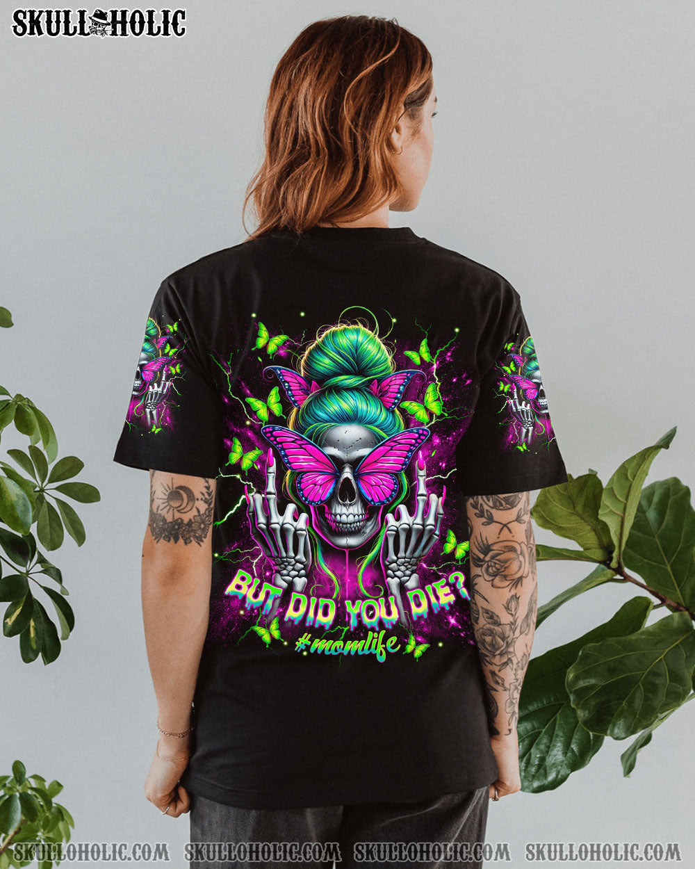 BLISSCORNERS CHAOS COORDINATOR MESSY BUN ALL OVER PRINT