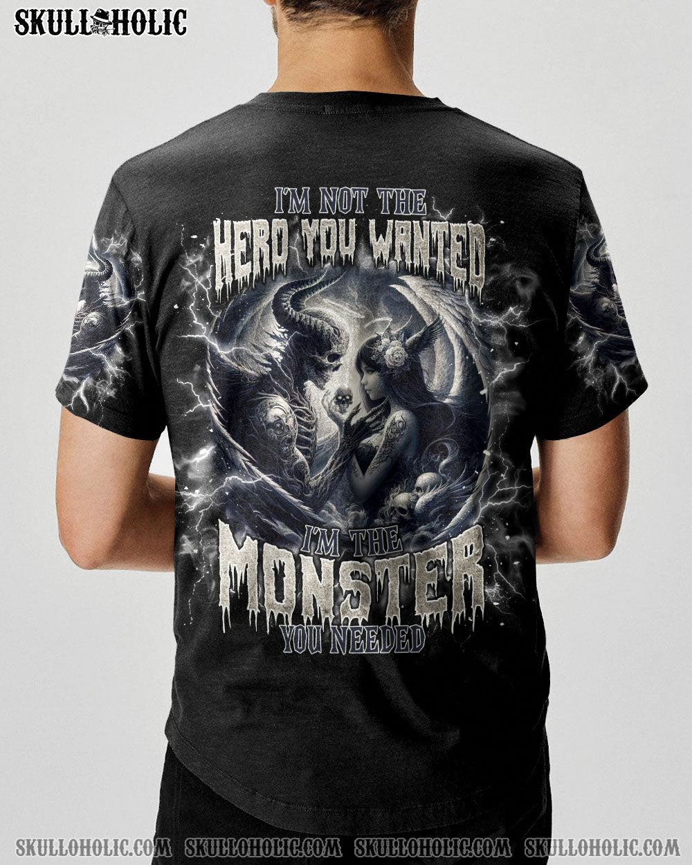 BLISSCORNERS I'M NOT THE HERO YOU WANTED ALL OVER PRINT