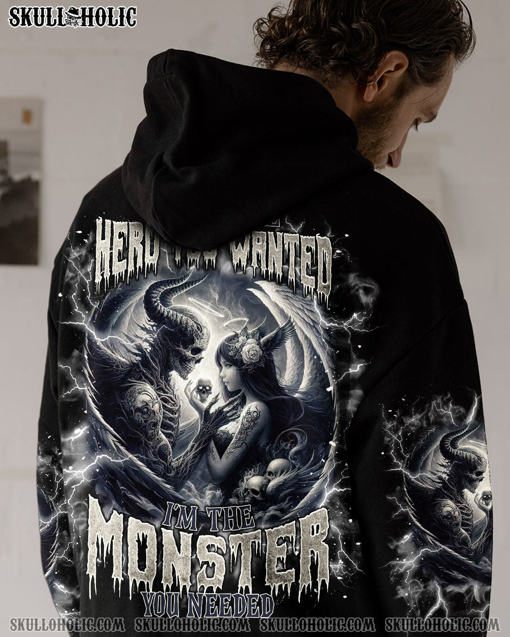 BLISSCORNERS I'M NOT THE HERO YOU WANTED ALL OVER PRINT