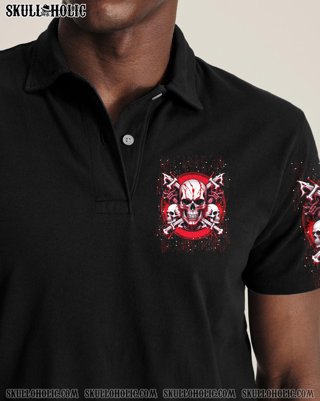 BLISSCORNERS YOUR DEMONS HIDE UNDER YOUR BED SKULL ALL OVER PRINT