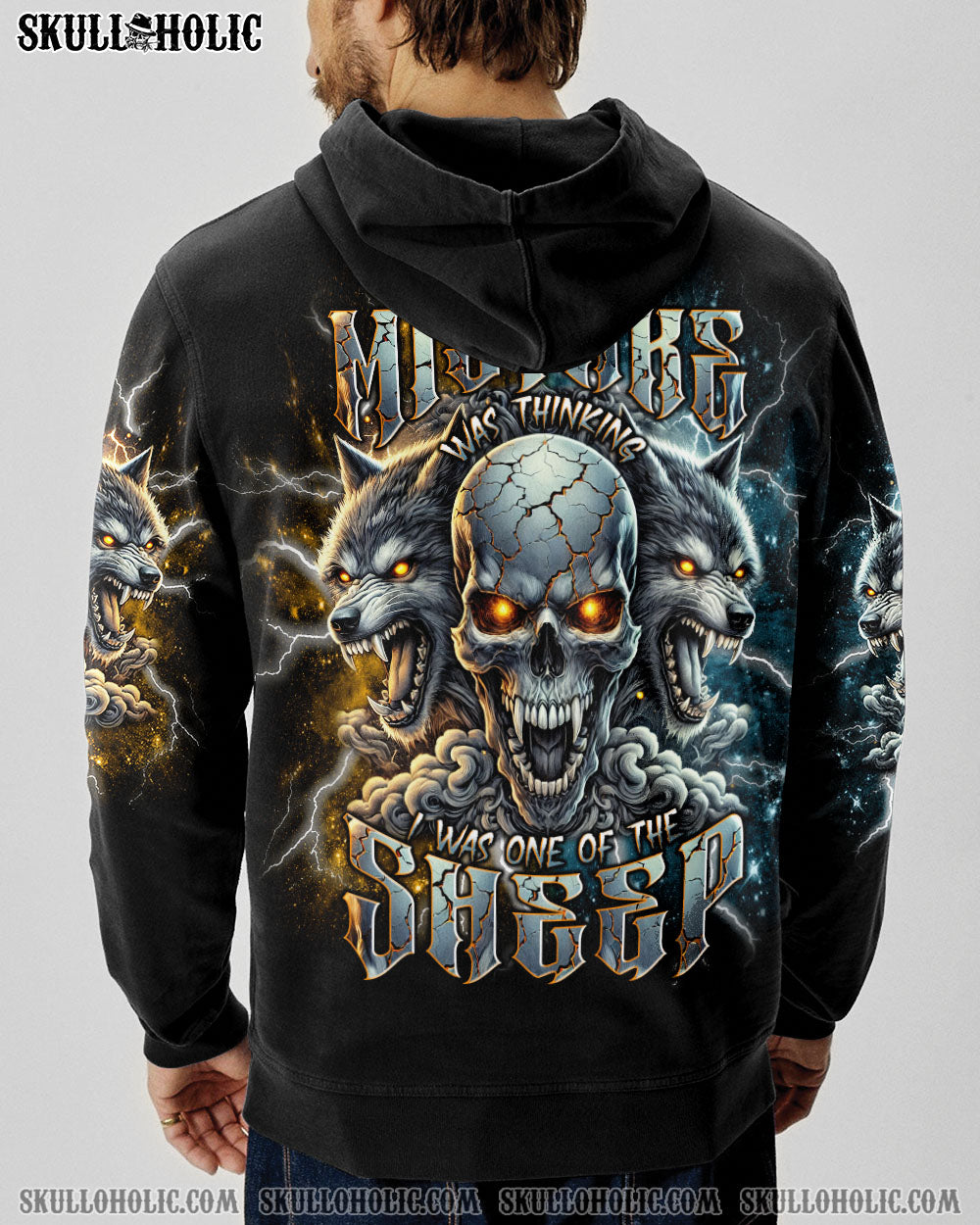 BLISSCORNERS YOUR FIRST MISTAKE WOLF SKULL ALL OVER PRINT