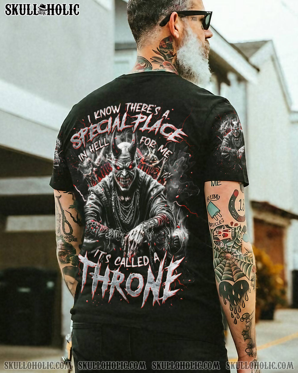 BLISSCORNERS THRONE SKULL ALL OVER PRINT