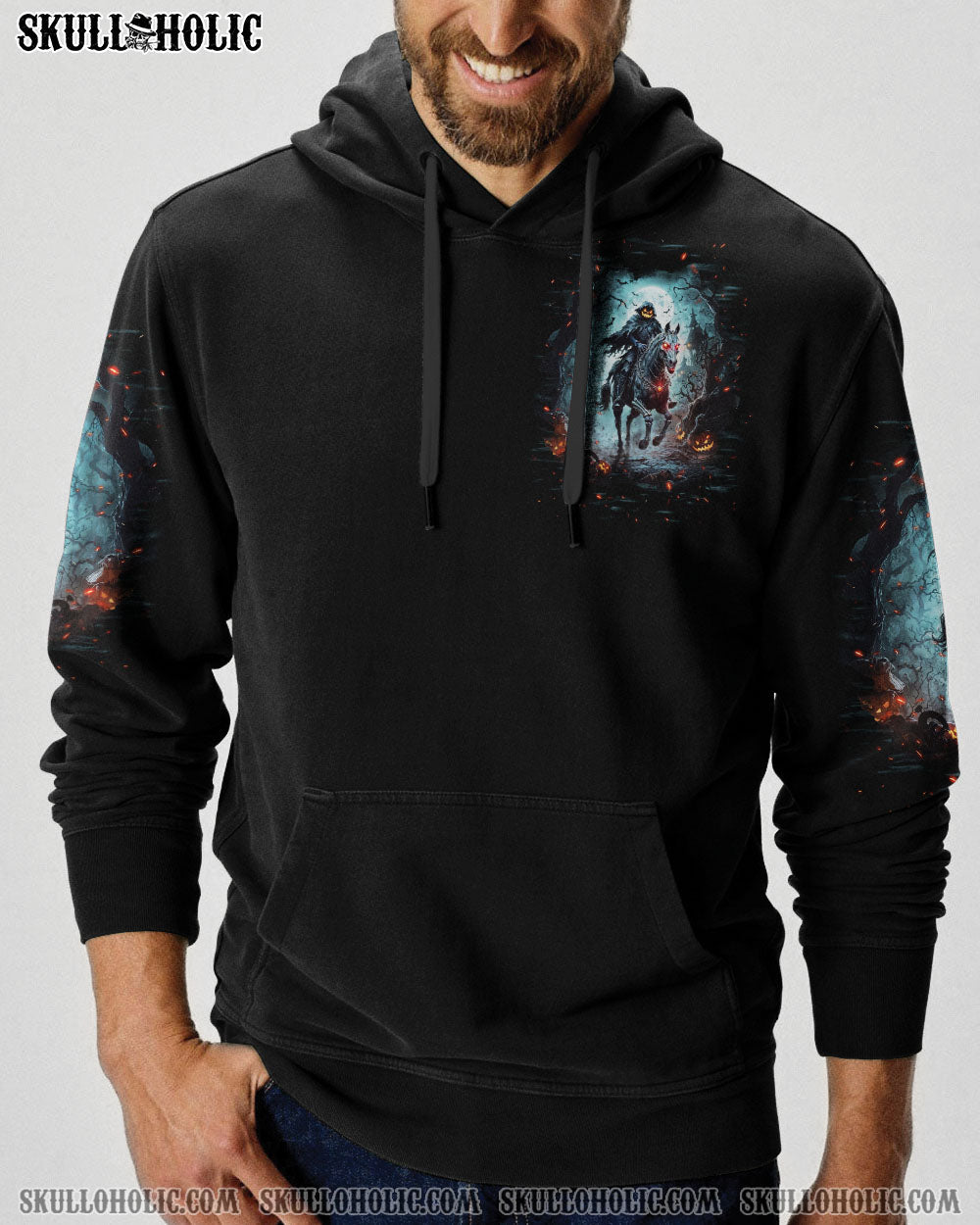BLISSCORNERS HELLO DARKNESS MY OLD FRIEND HALLOWEEN ALL OVER PRINT